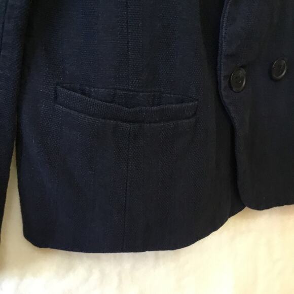 Loft Navy Cropped Lined Blazer - Picture 5 of 12